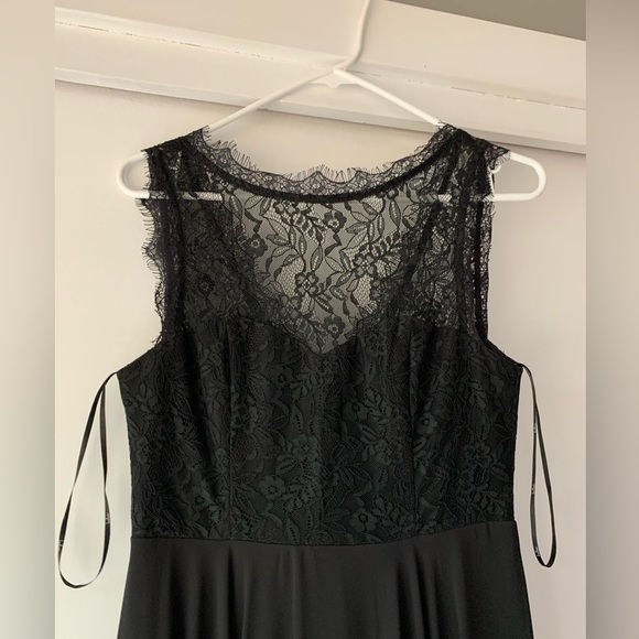 Lulu’s Divine Evening Black Lace Chiffon Maxi Dress - Picture 3 of 7
